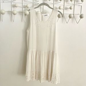 Anine Bing White Eyelet Dress